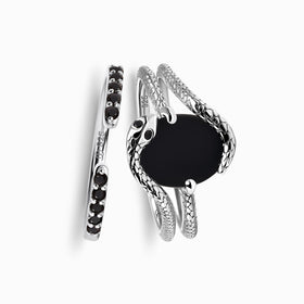 Serpent of Release Ring & Twinkling Band