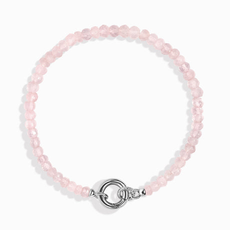 Rose Quartz Beads Bracelet - Spirit Link Dotted