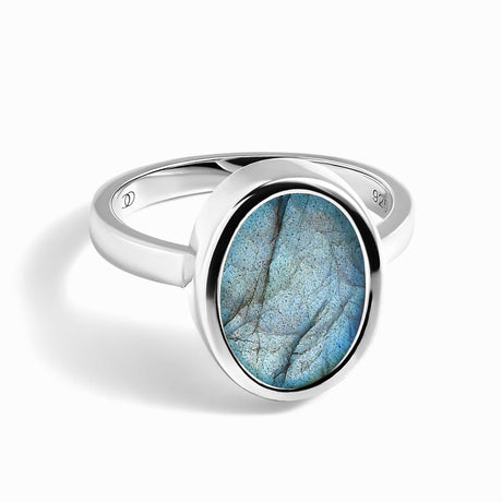 Crystal Ring - Enfolded Labradorite
