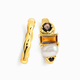 Madeira Citrine Treasure & Magma Band Set