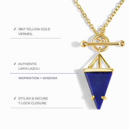 Lapis Lazuli Necklace - Heroine T Lock