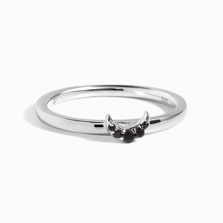Black Spinel Ring - Moony