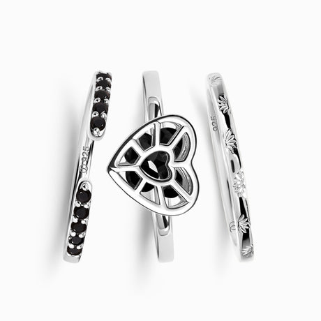 Black Obsidian Heart In Motion Set