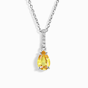 Citrine Necklace Sway - November Birthstone