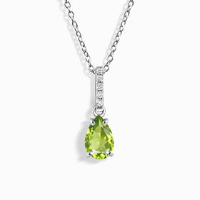 Peridot Necklace Sway - August Birthstone