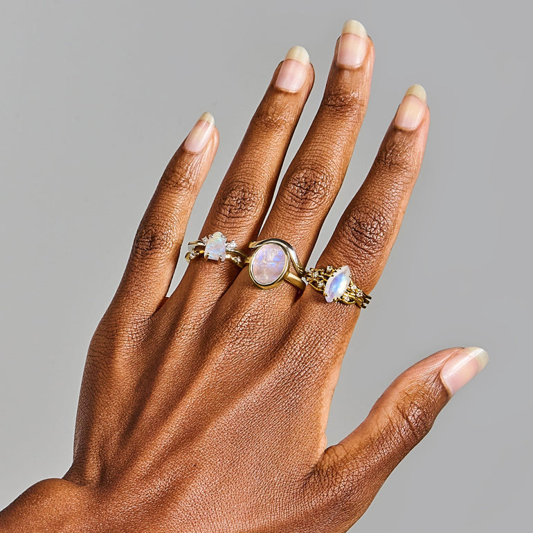 Moonstone Ring Radiance – Moon Magic - Main Image