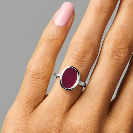 Crystal Ring - Enfolded Pink Quartz