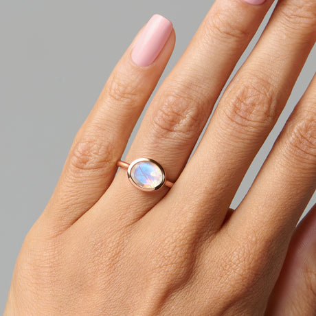 Moonstone Skin Touch Ring - Feel the Truth