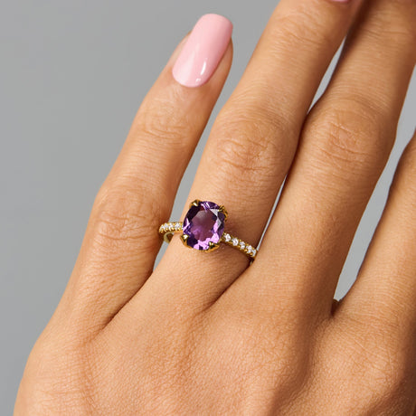 Amethyst Ring - Harlow