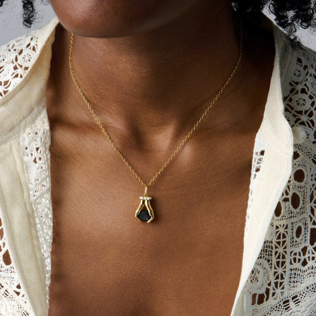 Black Obsidian Necklace - Hold The Energy - Strength