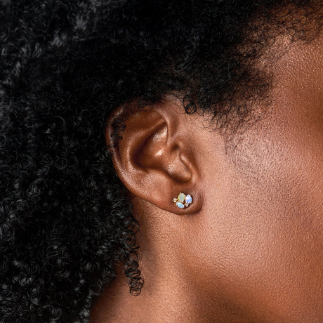 Opal Moonstone Earrings - Orion