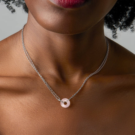 Rose Quartz Necklace - Ora