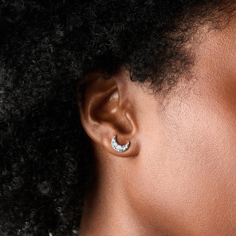 Moonstone Earrings - Twilight Studs