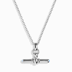 Moonstone T-Bar Necklace - Duality