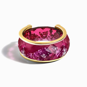 2-in-1 Resin Ring - Coral Sky