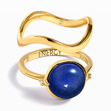 Reflection Ring & Waves Band