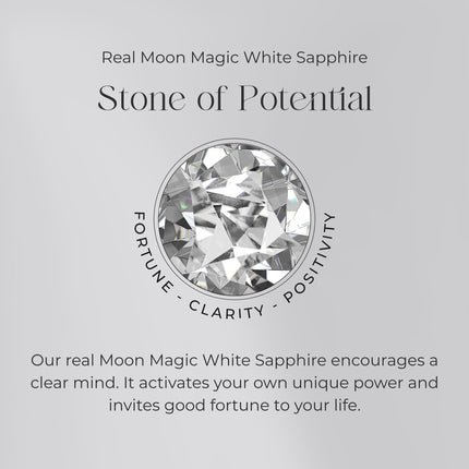 Moonstone Solid Gold Ring - Stardust Band