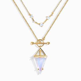 Moonstone Aries Zodiac Constellation & Heroine Necklaces