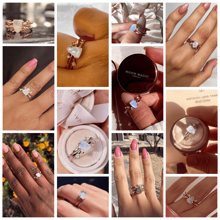 Real 2025 moon rings