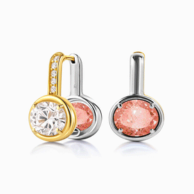 Coral Nanosital Hoops - Duality