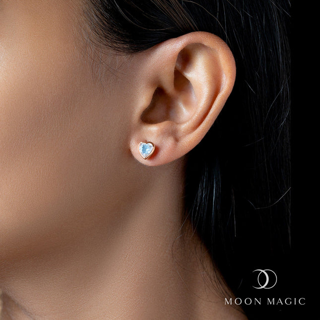 Moonstone Earrings - Mad For You Studs – Moon Magic