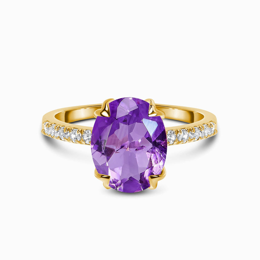 Amethyst Promise Rings – Moon Magic