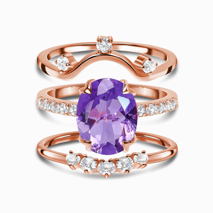 Moon Magic Rings Amethyst Engagement Rings – Moon Magic