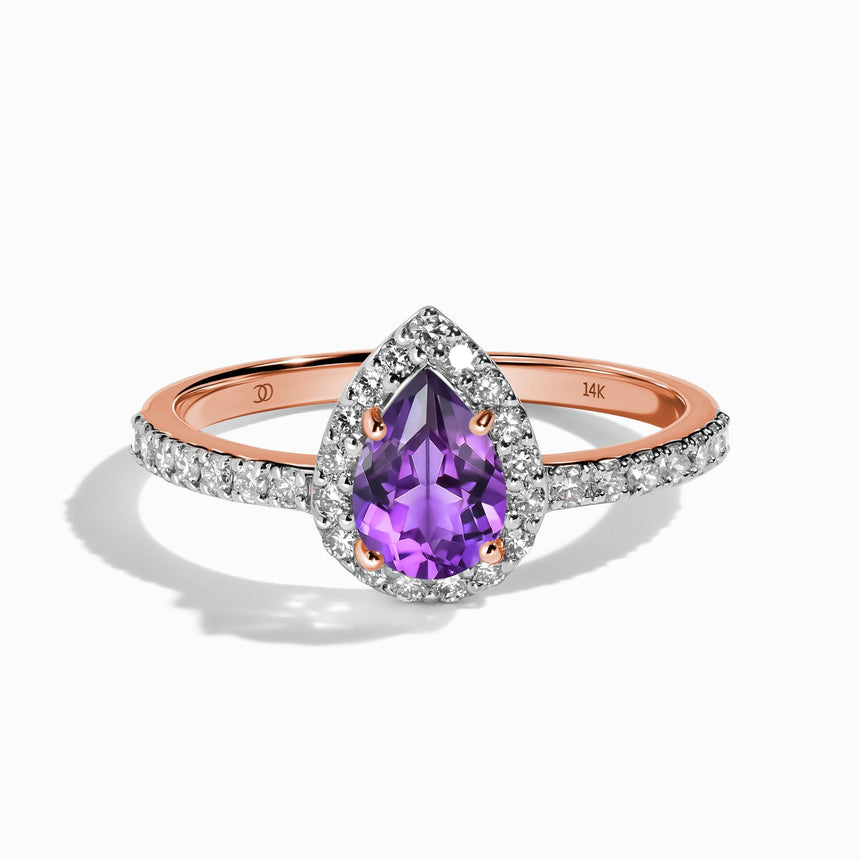 Amethyst Wedding Rings Moon Magic
