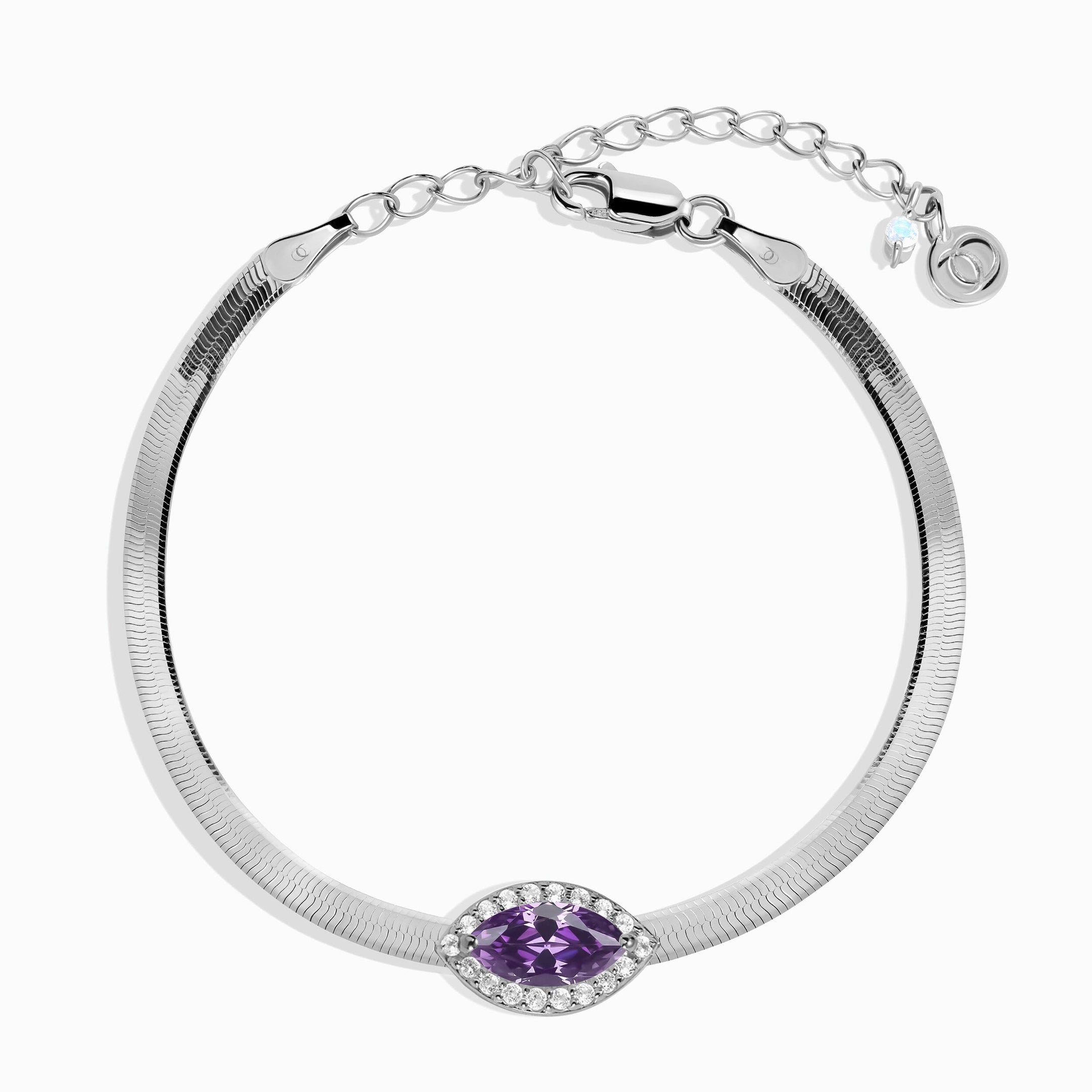 Amethyst Bracelet - The Eye On You – Moon Magic