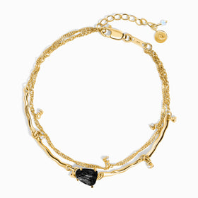 Black Obsidian Bracelet - Flow