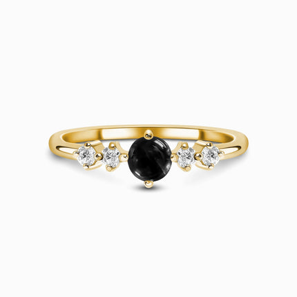 Black Obsidian Ring - Loveliness