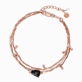 Black Obsidian Bracelet - Flow