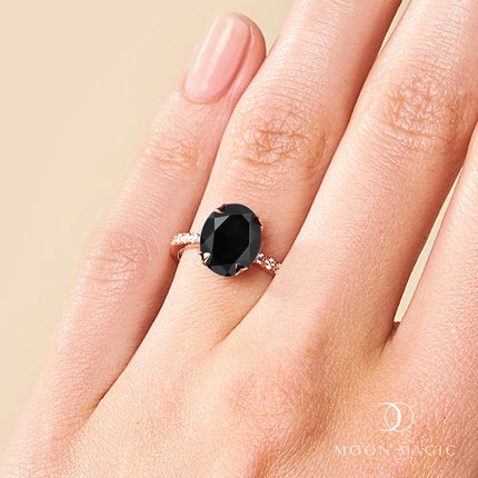 Black Obsidian Ring - Harlow