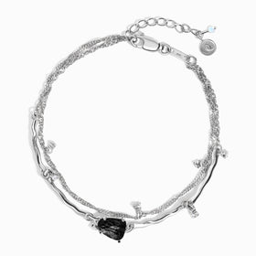 Black Obsidian Bracelet - Flow