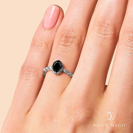 Black Obsidian Ring - Above Clouds