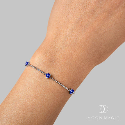 Blue Sapphire Bracelet - Never Without You