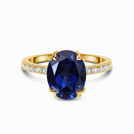 Blue Sapphire Ring - Harlow