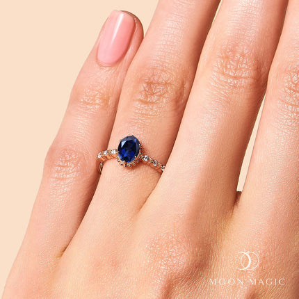 Blue Sapphire Ring - Above Clouds