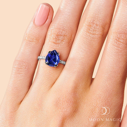 Blue Sapphire Ring - Nymph