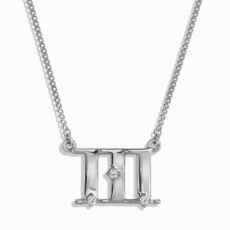 White Zircon Necklace - I Trust