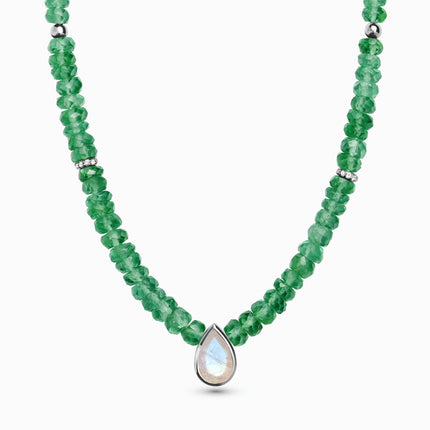 Green Onyx Necklace - Free Spirit