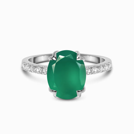 Green Onyx Ring - Harlow