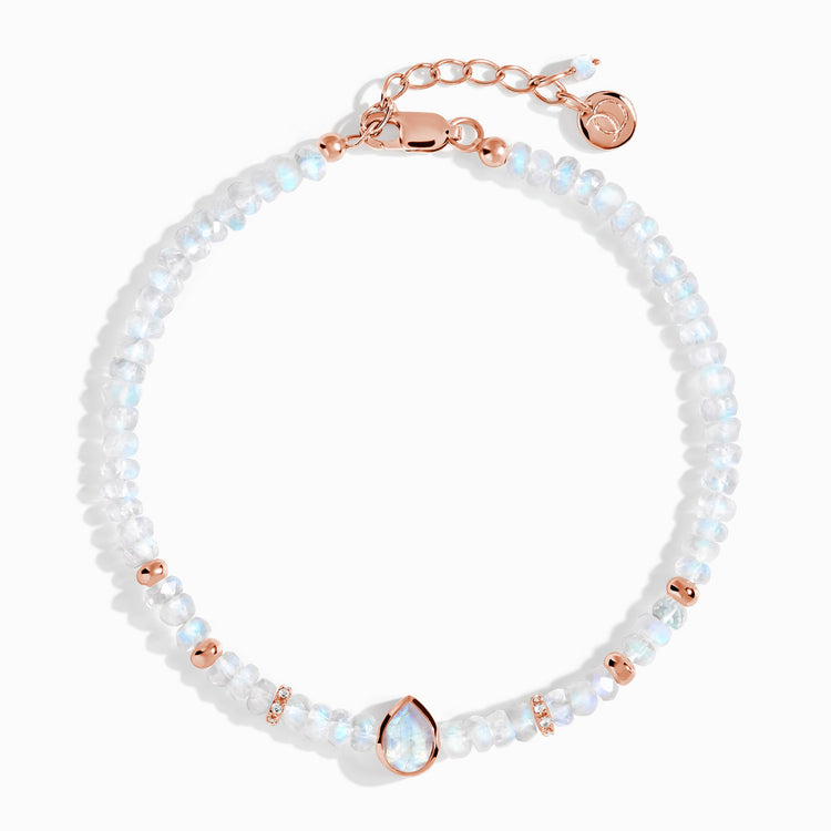 Moonstone Bracelet - Uncut beads - Rudra Centre
