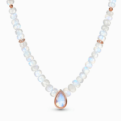 Rainbow Moonstone 925 Sterling Silver Cluster Necklace, Silver Gemstone  Statement Indian Jewellery at Rs 3500/piece | Sterling Silver Necklaces in  Jaipur | ID: 21252461788