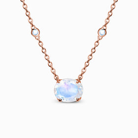 Moonstone Necklace - Harlow Glam