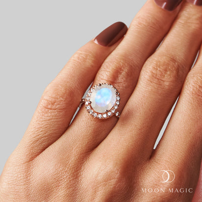 Blue Moonstone Ring, Blue Moonstone Gold Ring, Marquise Ring, Delicate ring,  dainty ring at Rs 1040 | Bani Park | Jaipur | ID: 22539194230
