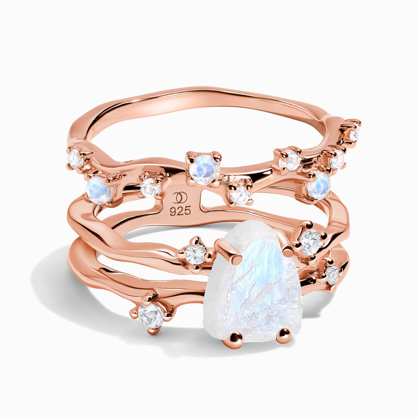 Moonstone Rings by Moon Magic | Worldwide Delivery
