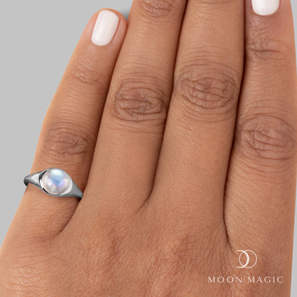 Moonstone Signet Ring - The Empowered