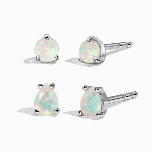 Luvente 2.52ctw Opal and Diamond Earrings 001-210-01004 | Lumina Gem |  Wilmington, NC