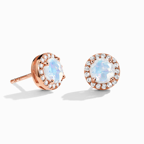 Moonstone Venus Studs - June Birthstone